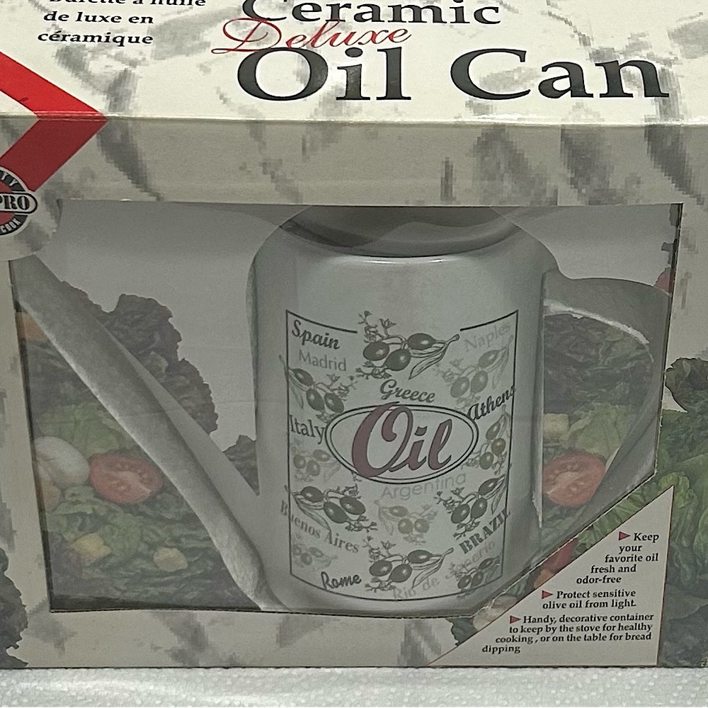 NORPRO Deluxe Ceramic Oil Can